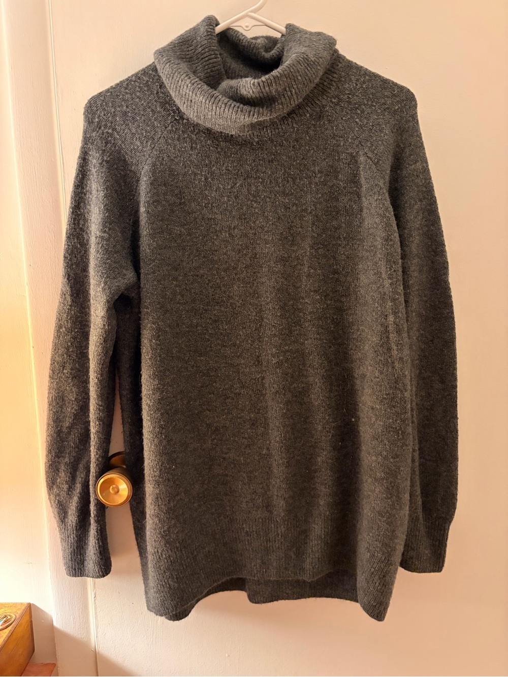 Cozy Women's Gray Turtleneck Sweater